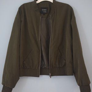 Army Green Bomber Jacket